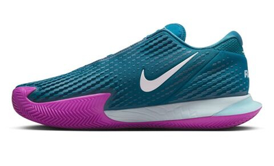 Мужские кроссовки теннисные Nike Air Zoom Vapor Cage 4 Rafa Clay - green abyss/white-vivid purple