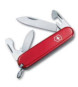 Нож перочинный VICTORINOX Recruit, 84 мм, 10 функций, красный