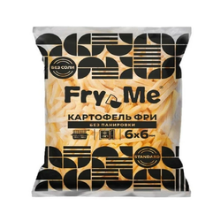 Картофель Фри Fry Me Standard без Панировки 6мм 2,5кг