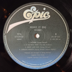 Винтажная виниловая пластинка LP George Michael Wham Make It Big (Japan 1984) (Obi)