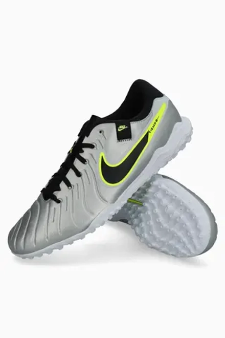 Сороконожки Nike Tiempo Legend 10 Academy TF - серебряный