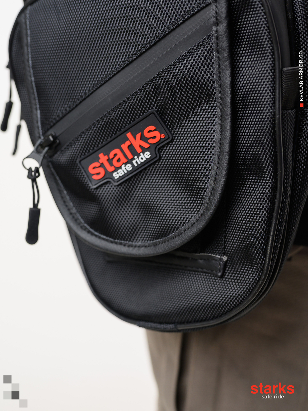 Сумка на бедро WP7 Black STARKS