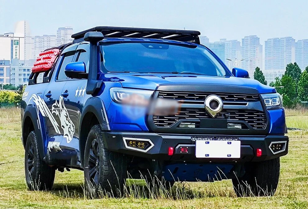 Силовой обвес для GWM Poer KingKong 2023+ Great Wall Motor Поэр Кинг Конг стальной бампер защита
