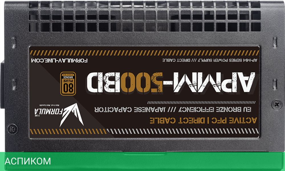 Блок питания Formula ATX 500W (APMM-500BD)