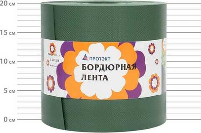 Лента бордюрная Протэкт (20см/30м) хаки