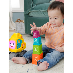 Fisher-Price - Веселый кран "Складывай и считай" + 4 блока HWY64 / артикул   HWY64  / GTIN 194735224166