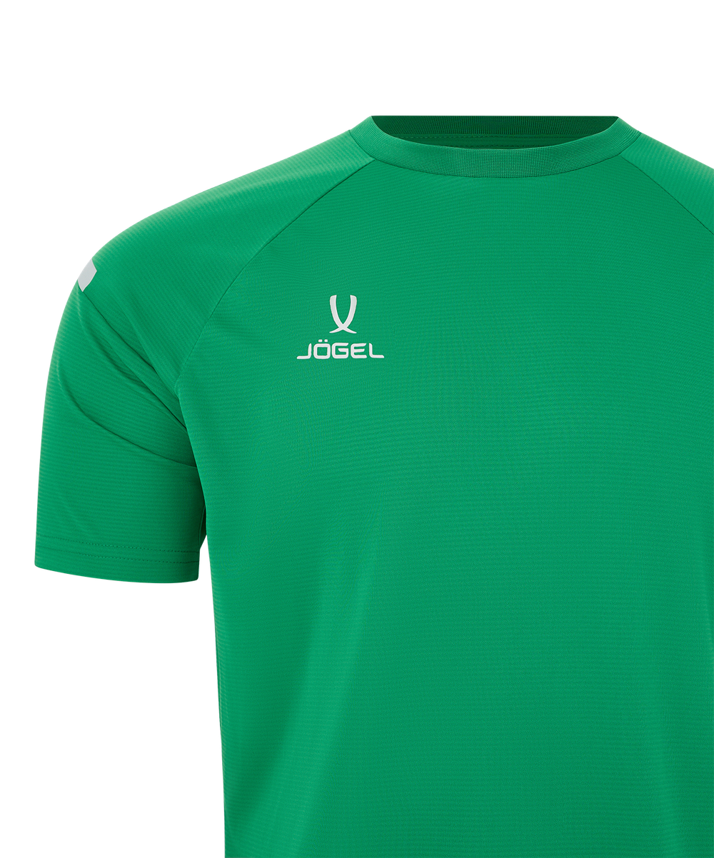 Футболка тренировочная CAMP 2 Training Poly Tee, зеленый/белый