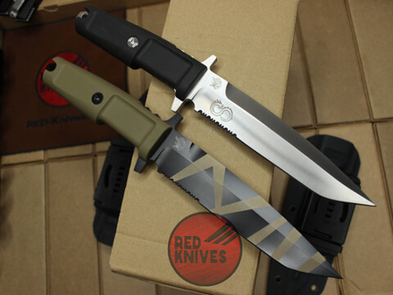 Нож Extrema Ratio Col Moschin - пустынная рукоять, клинок камо черный