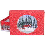 Коробка подарочная «Новогодний переполох» 17*12*5,5 см