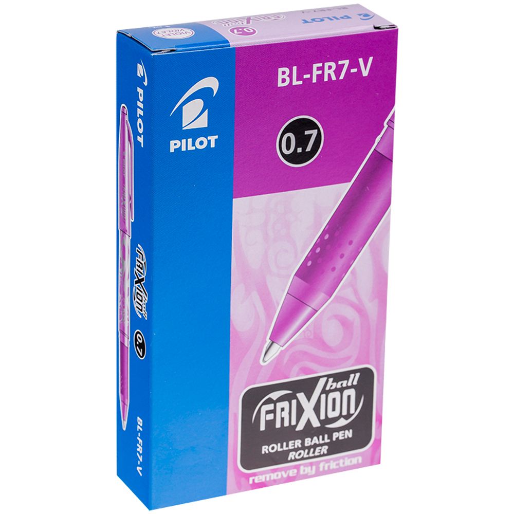Ручка гелевая стираемая Pilot "Frixion" фиолетовая, 0,7мм