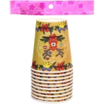 Стакан бумажный 0,2л в наборе 10 шт «Лесной праздник»