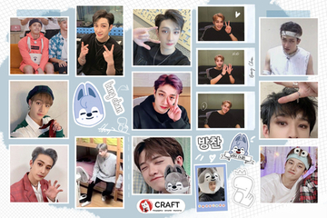 Стикерлист "Стрей Кидс / Stray Kids - Бан Чан"