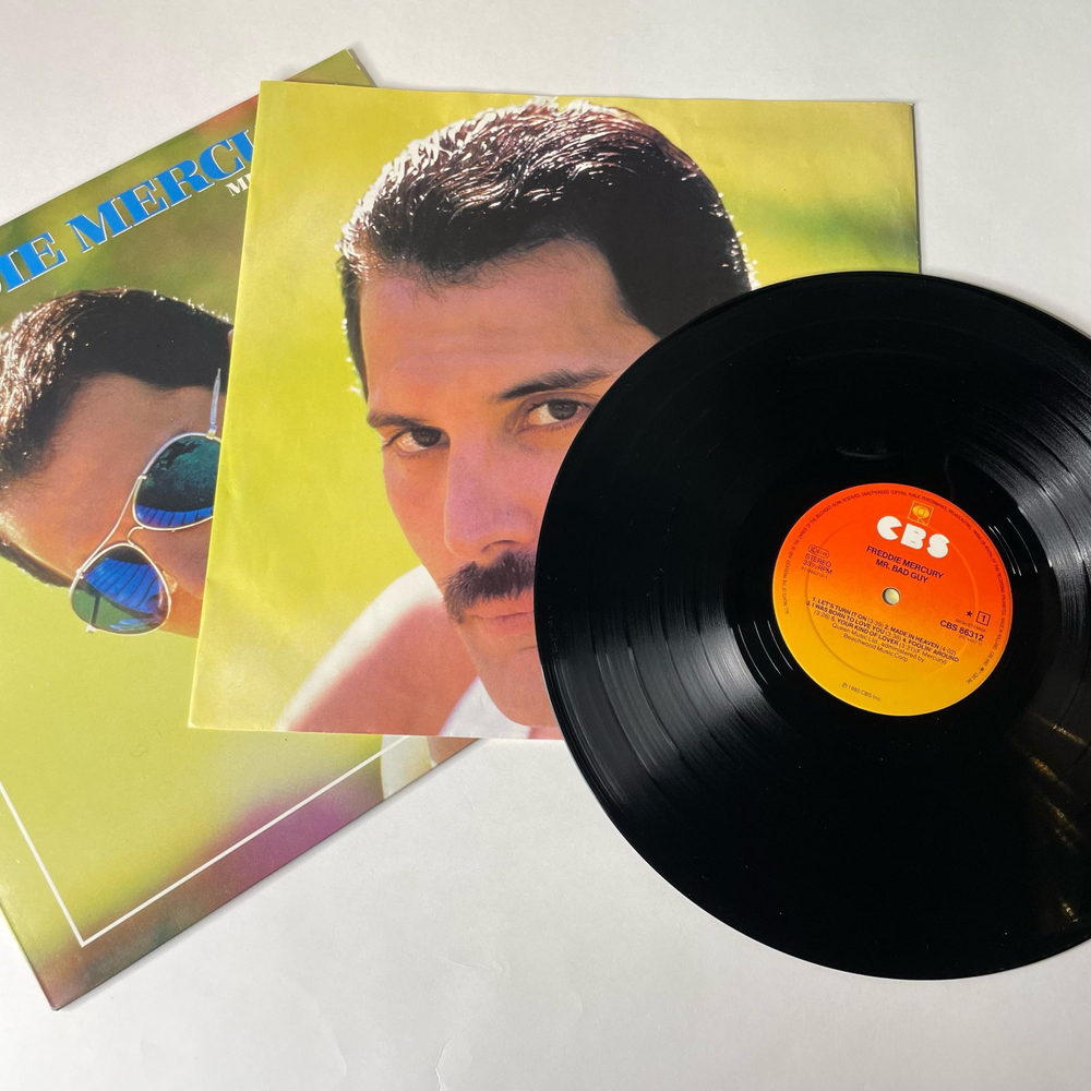 Винтажная виниловая пластинка LP Freddie Mercury Mr. Bad Guy (Нидерланды 1985)