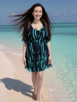 Купальник-платье слитный большой размер