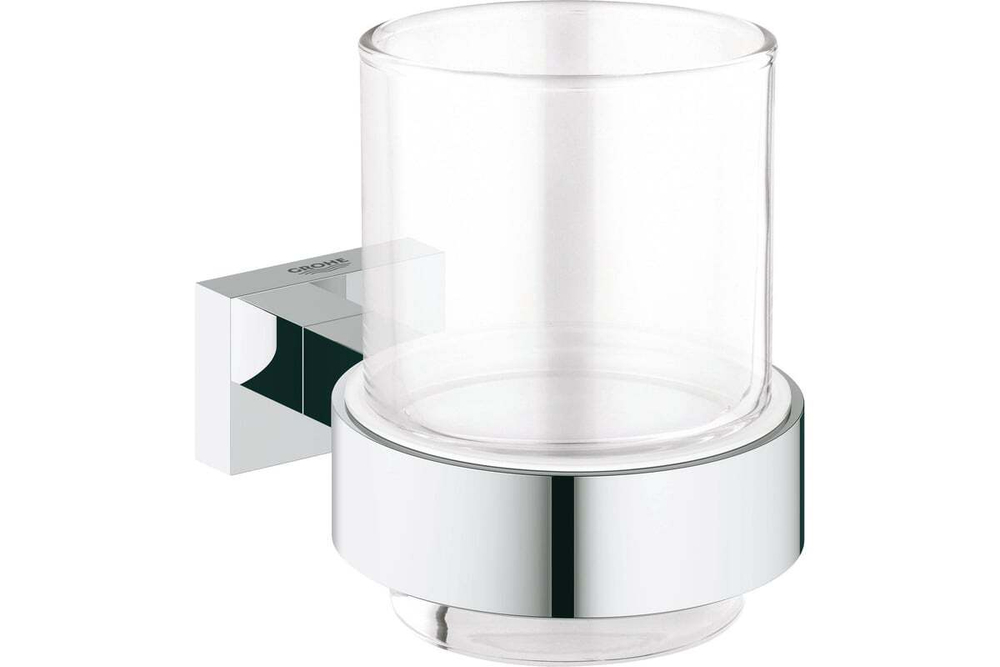 Стакан с держателем Grohe Essentials Cube 40755001