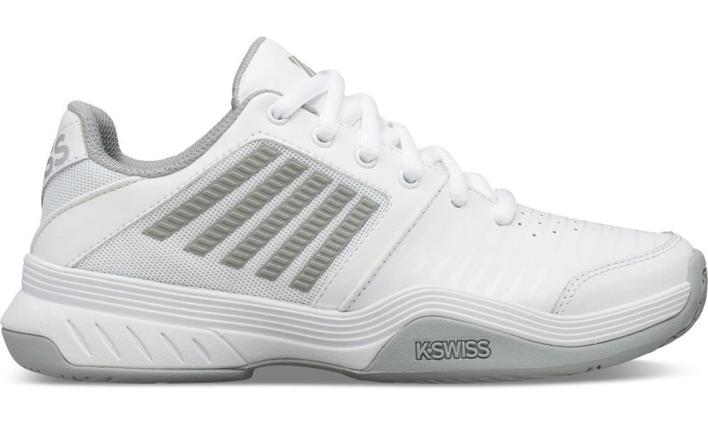 Женские Кроссовки теннисные K-Swiss Court Express Women - white/highrise/silver