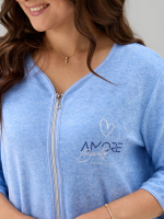 Халат Хм-562/голубой-п