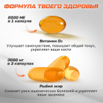 Комплекс витаминов Витамин D3 + Омега 3
