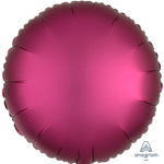 Шар фольгированный Круг 43 см (Бургундия)