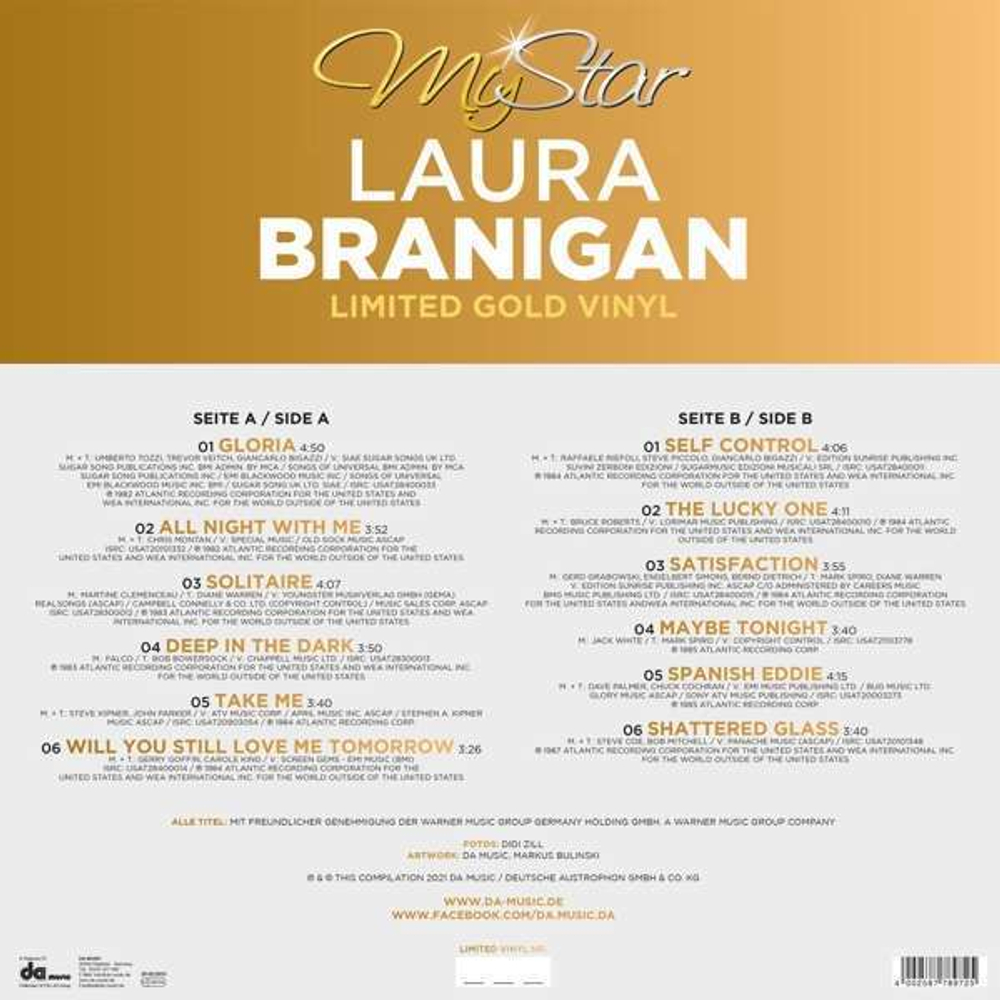 Laura Branigan / My Star (Coloured Vinyl)(LP)