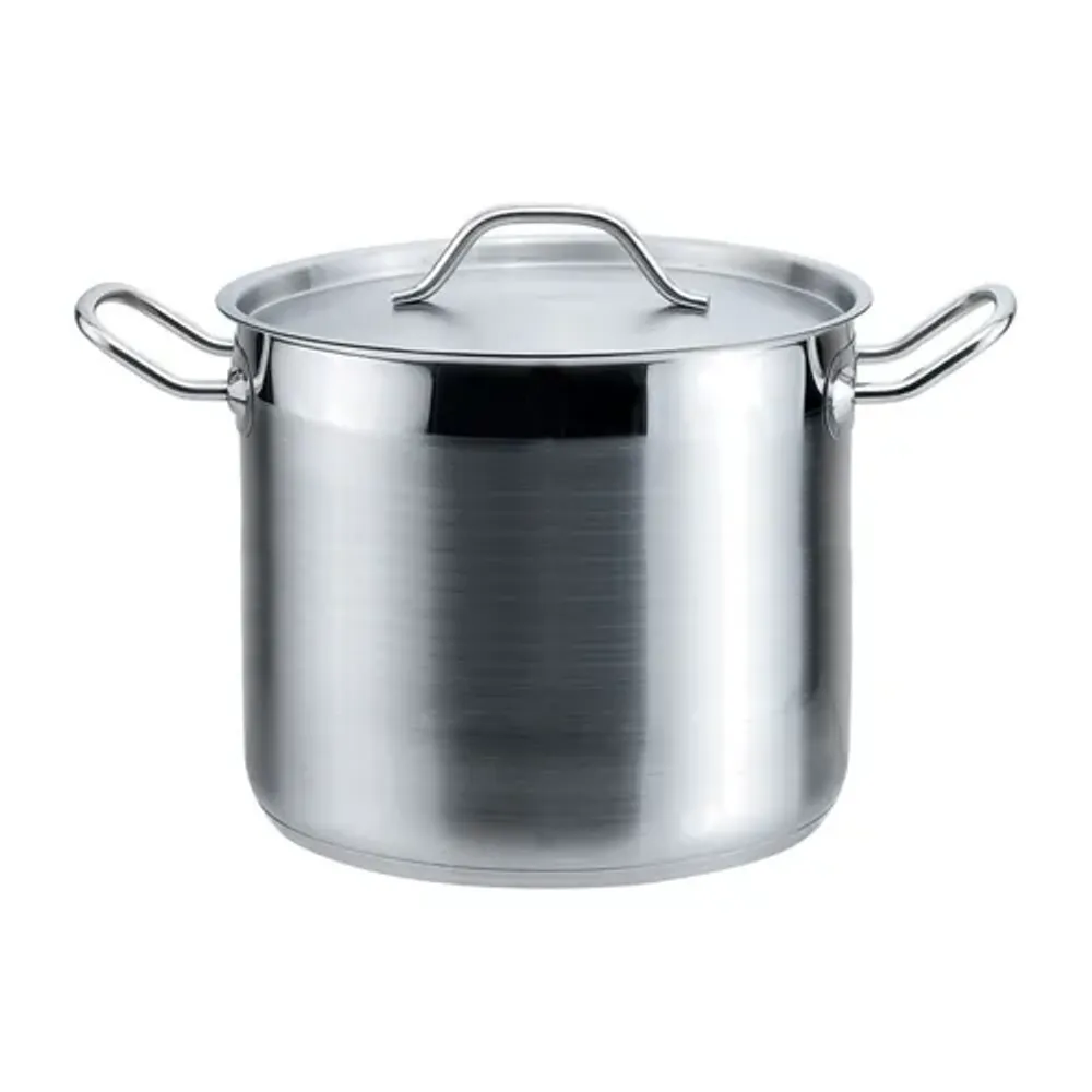 Кастрюля 5 л 20*17 см EcoLine с крышкой нерж. 18/0 ИНДУКЦИЯ P.L. Proff Cuisine