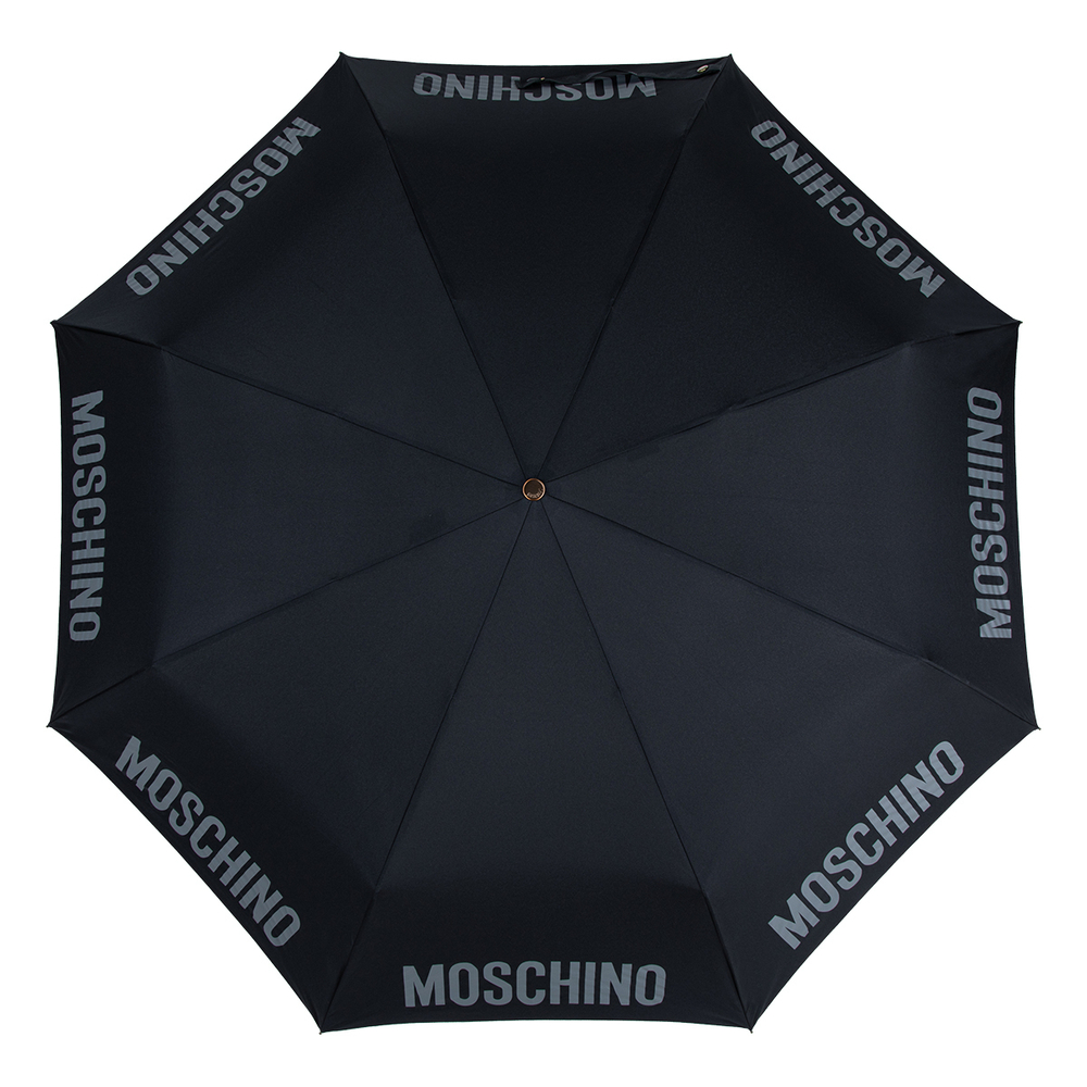 Зонт складной Moschino 8064-ToplessA Logo Black Moschino