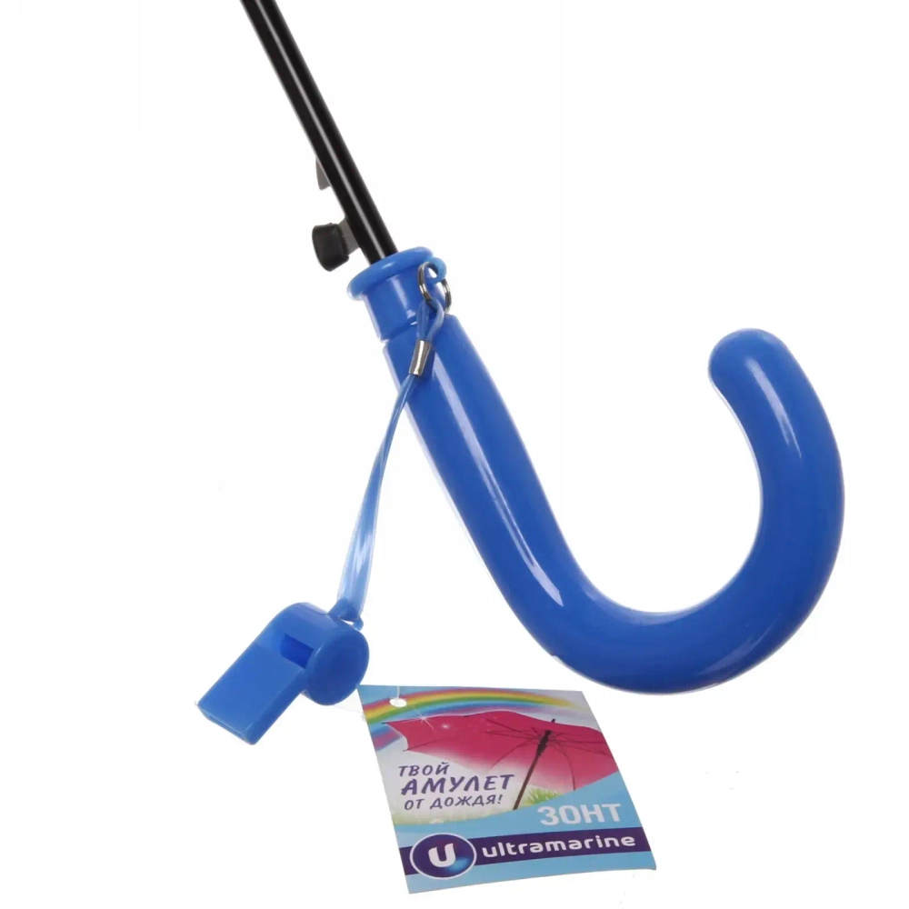 Зонт детский полуавтомат «Ultramarine - Весёлые зверята», микс 6 цветов, 8 спиц, d-98см, длина в слож. виде 65см