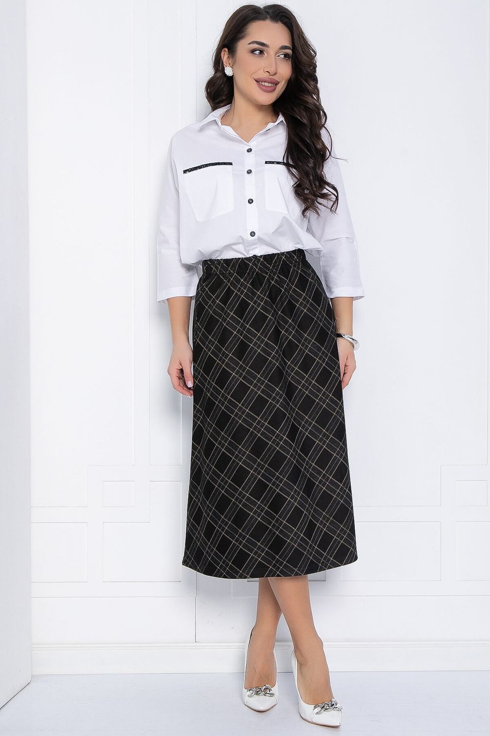 Юбка Черри (черная) Ю12548-10 LT Collection