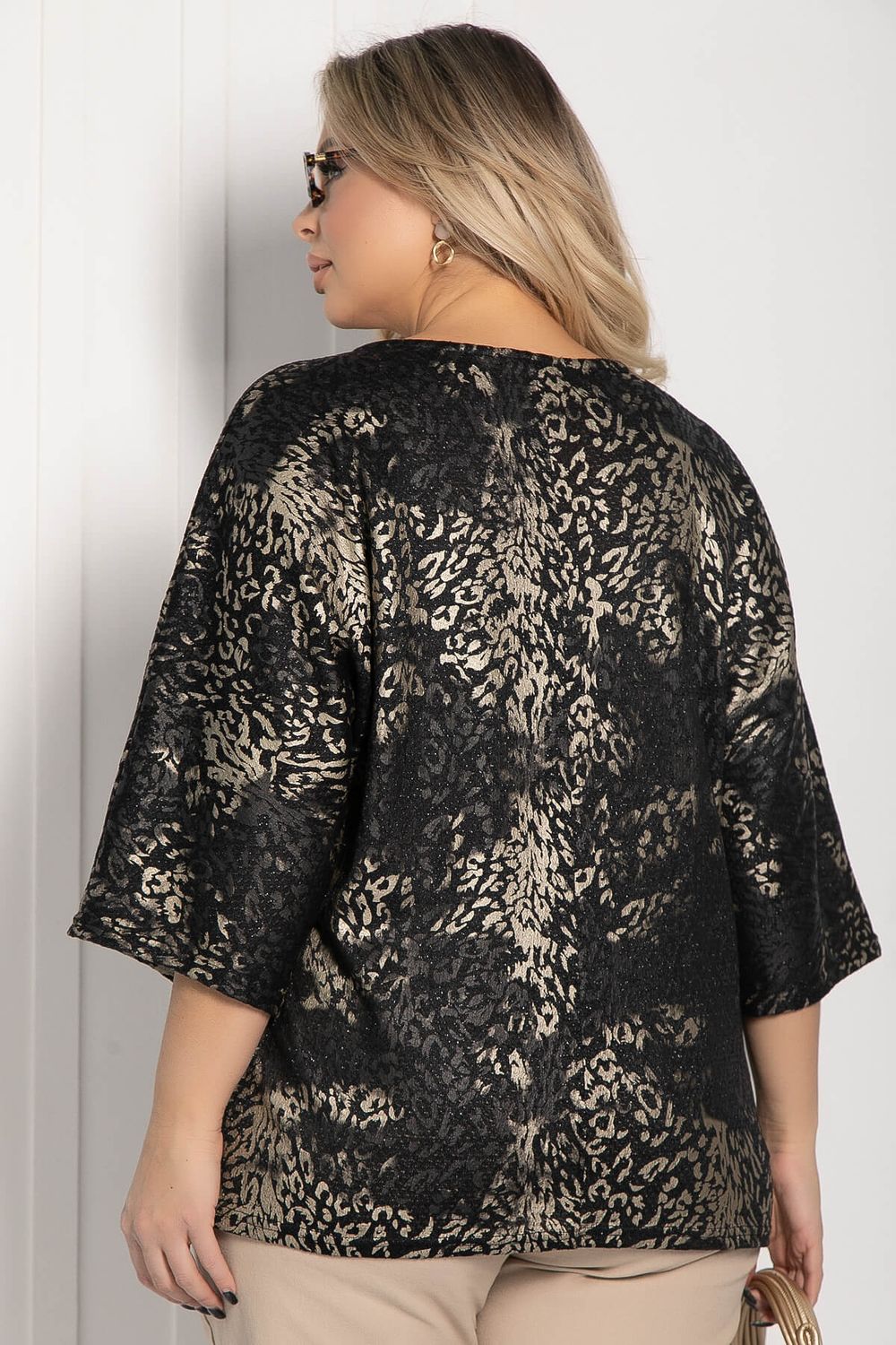 Блуза Австрия (черно-золотая) Б12535-27 LT Collection