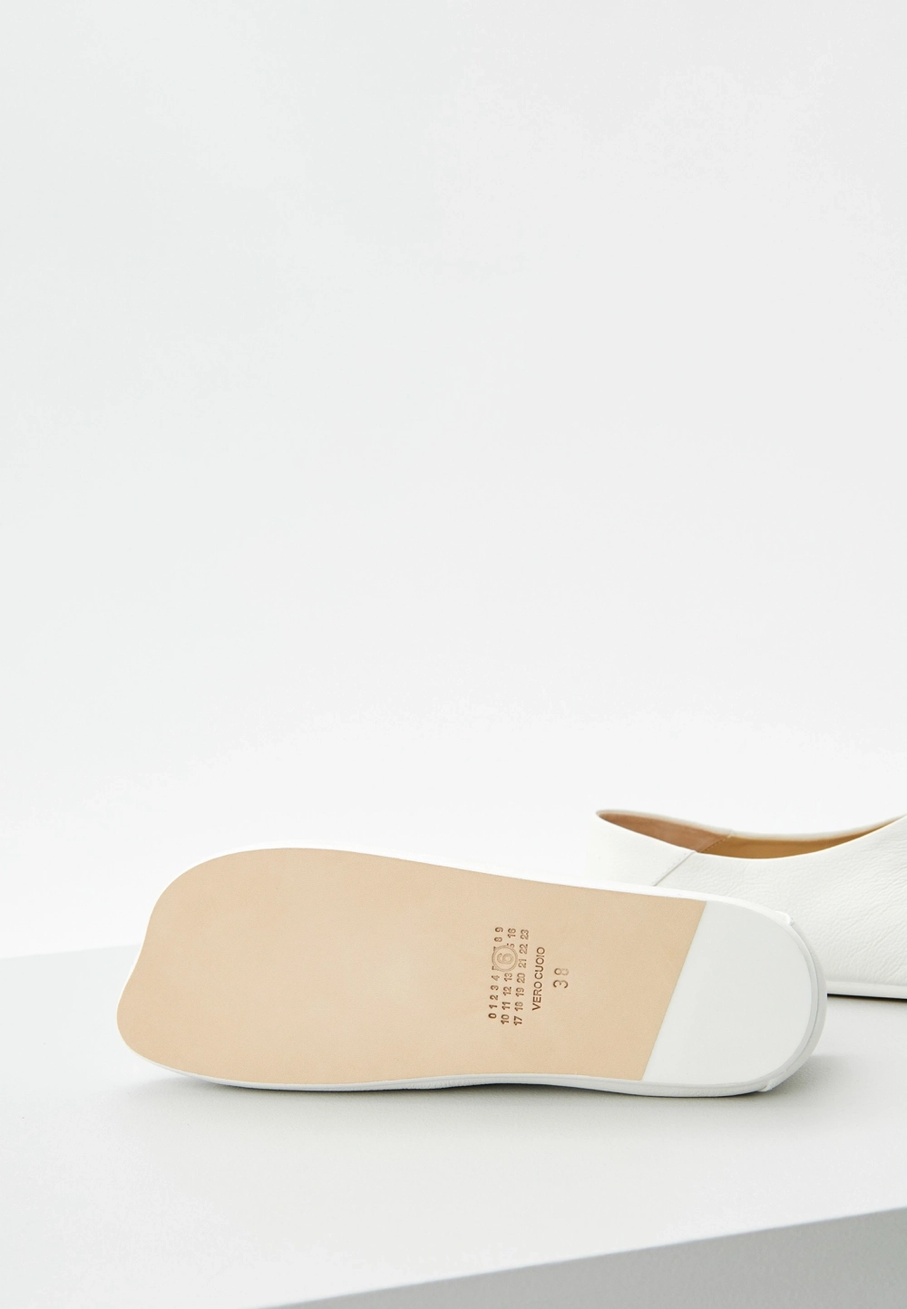 MM6 MAISON MARGIELA СЛИПЕРЫ ANATOMIC БЕЛЫЕ