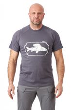Футболка "Siberian Silver" (хлопок, графит) GRAYLING