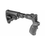 Телескопический складной приклад с амортизатором AGMF 500 FK SB для Mossberg 500/590, Maverick 88, черный