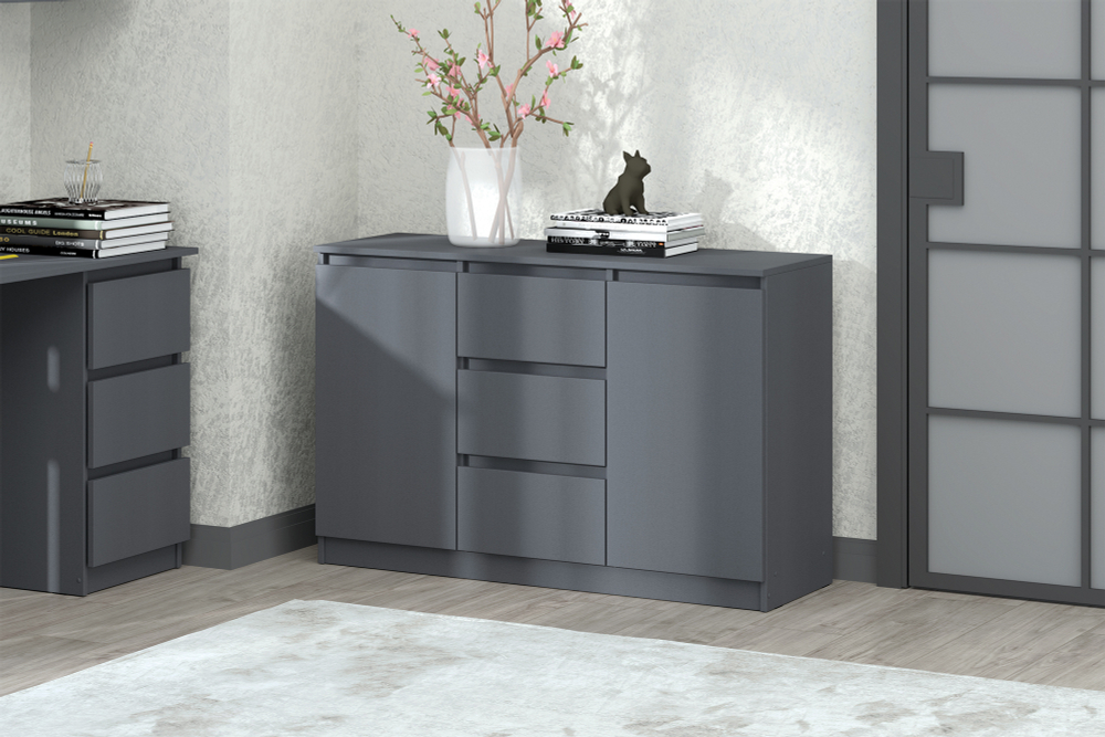 МС "Хилтон". Комод №4 1200 Графит