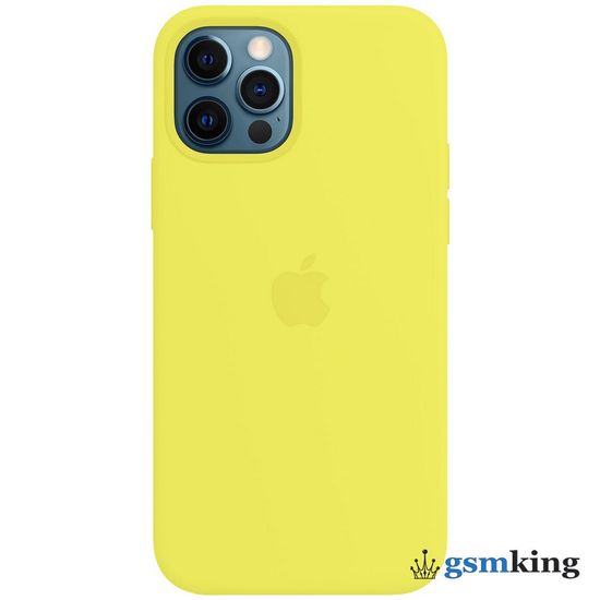 Silicone Case iPhone 12 Pro Yellow (Жёлтый)