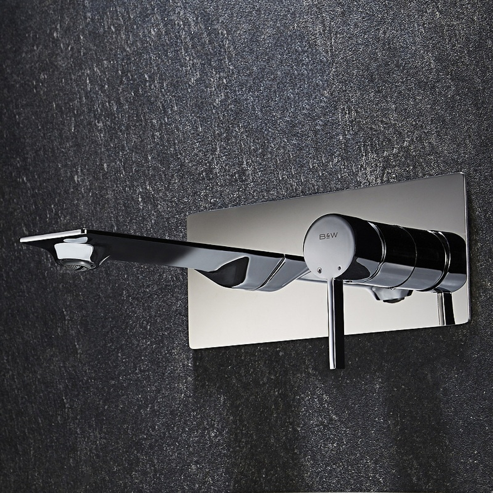 Встраиваемый смеситель для раковины Black&White Universe хром (U7120)