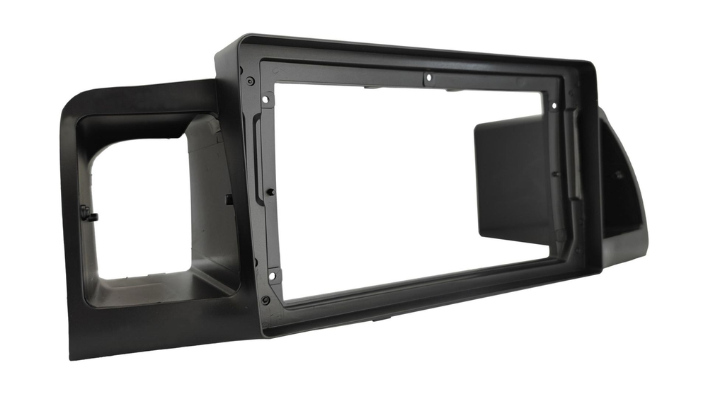 Комплект рамки с разъёмами 9" Toyota Corolla 120 2000-2007 (воздуховоды отдельно) черная - Car-Smart CS-9648BL