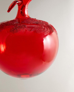 ZARA HOME УКРАШЕНИЯ ДЛЯ РОЖДЕСТВЕНСКОЙ ЁЛКИ В ФОРМЕ ЯБЛОКА, КРАСНЫЙ