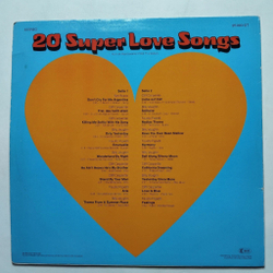 Винтажная виниловая пластинка LP Сборник 20 Super Love Songs (Germany 1974)