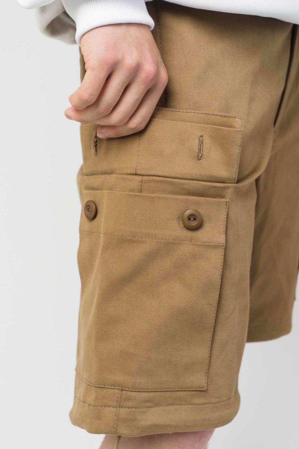 Шорты Cargo Wide Cut Хаки Темные