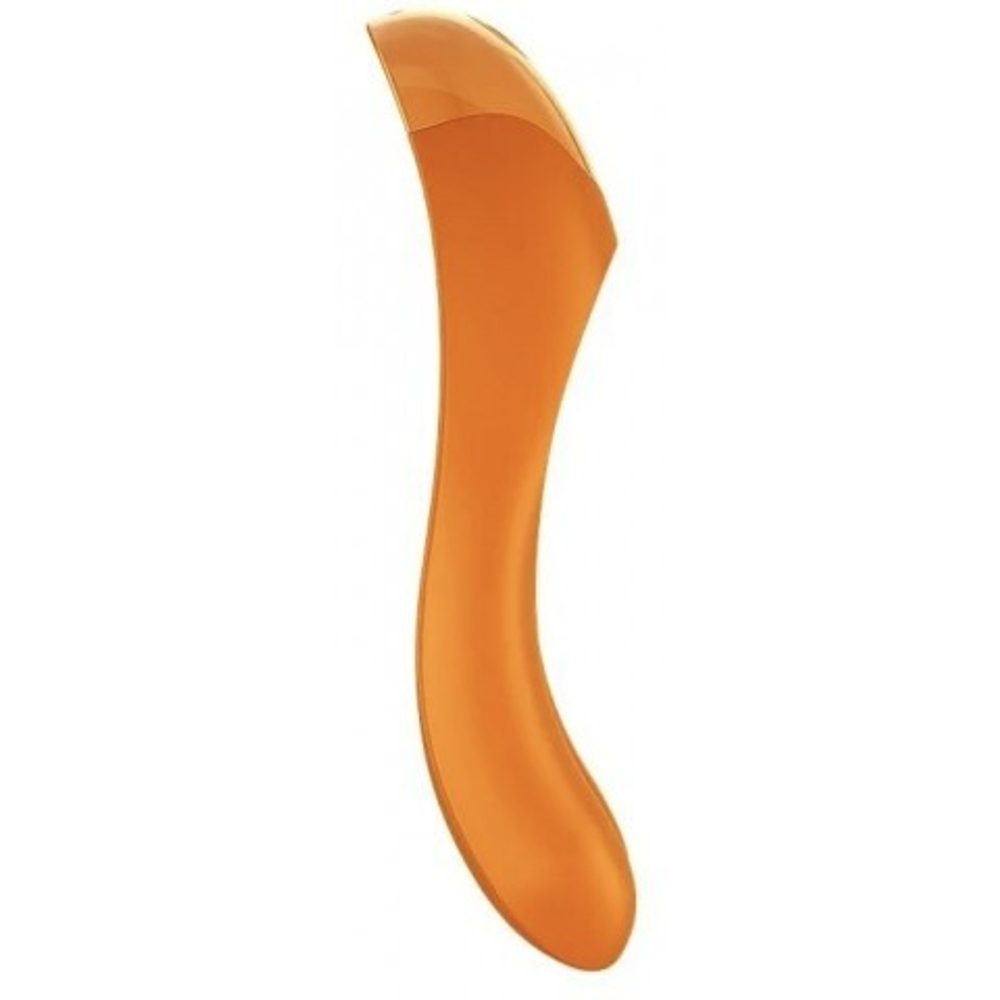 Мини вибратор на палец Satisfyer Candy Cane оранжевый