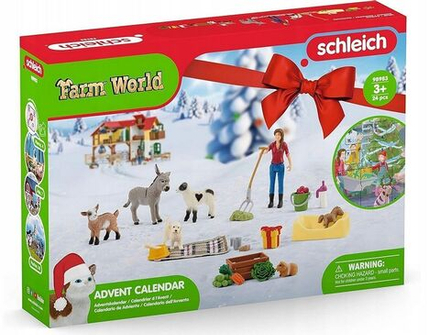 Фигурки Schleich - Адвент-календарь Шляйх с фигурками Farm World- Ферма 98983