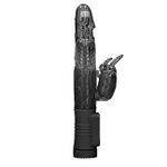 Вибратор с клиторальным стимулятором Rotating Beetle, черный (Цвет: черный)