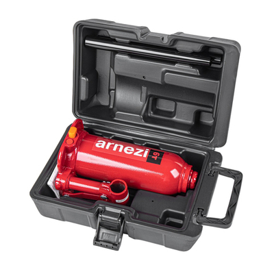 Домкрат гидравлический бутылочный 6т 207-402мммм в кейсе ARNEZI R7100210