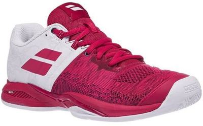 Женские Кроссовки теннисные Babolat Propulse Blast Clay Women - white/vivacious red