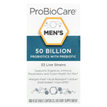 ProBioCare, пробиотики с пребиотиками для мужчин, 50 млрд, 60 растительных капсул