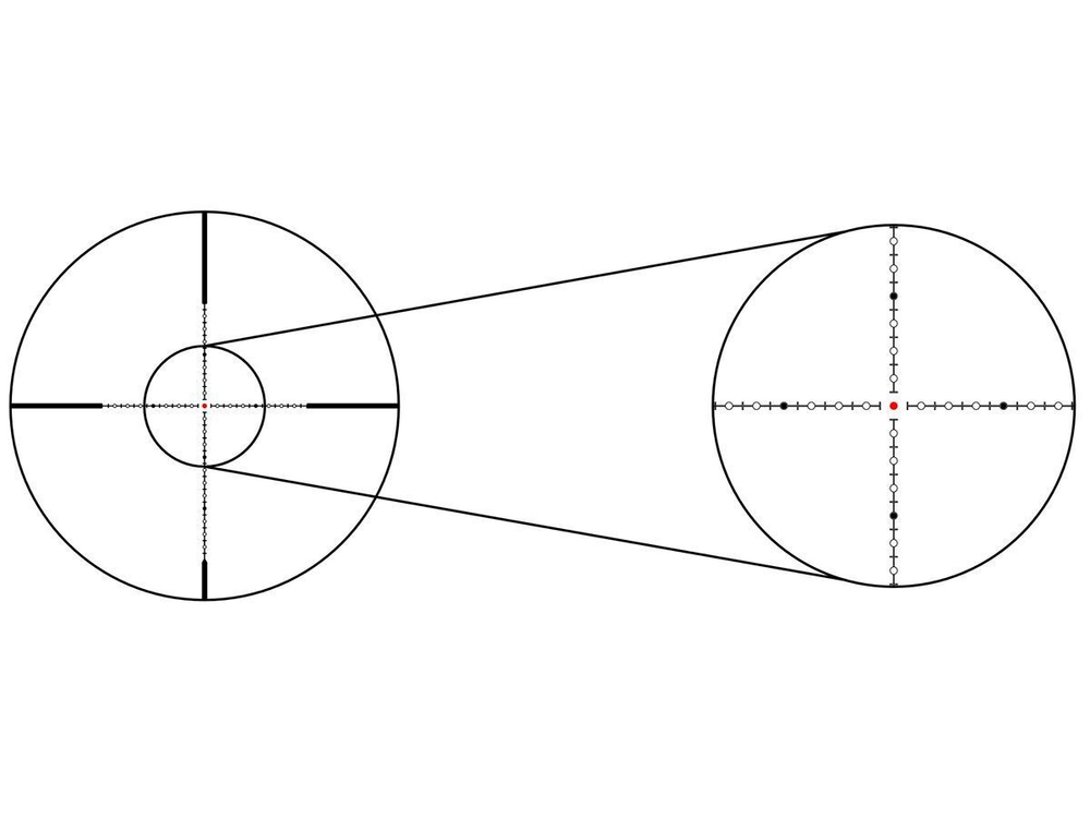 Прицел Gaut Nephrite 2.5-10x50, сетка 61 (Half MD) (N251050-61)