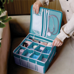 Аптечка домашняя 34х34х16 (голубая)