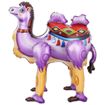 Шар Фольгированный Верблюд фиолетовый (Фиолетовый)
