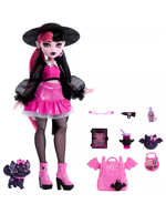 Шарнирная кукла Monster High «Draculaura со шляпой» HRP64