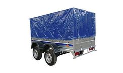 Прицеп Престиж 7135 2.56х1.3 высокий тент 0.8 м ( двухосный )